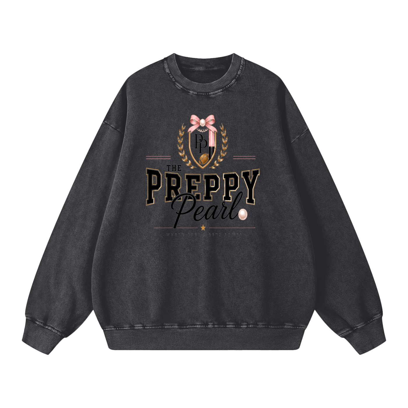 Snow Washed Oversized Sweatshirt