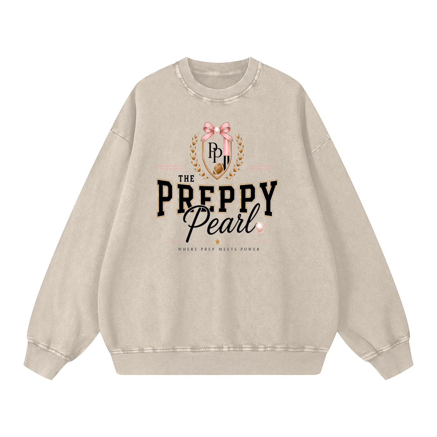 Snow Washed Oversized Sweatshirt