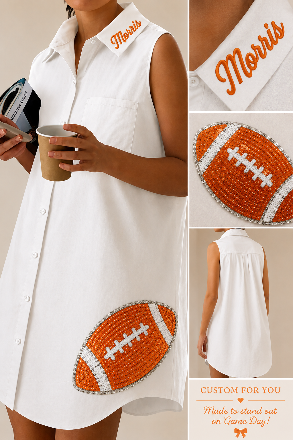 Preorder - Pep Squad Dress - Customizable