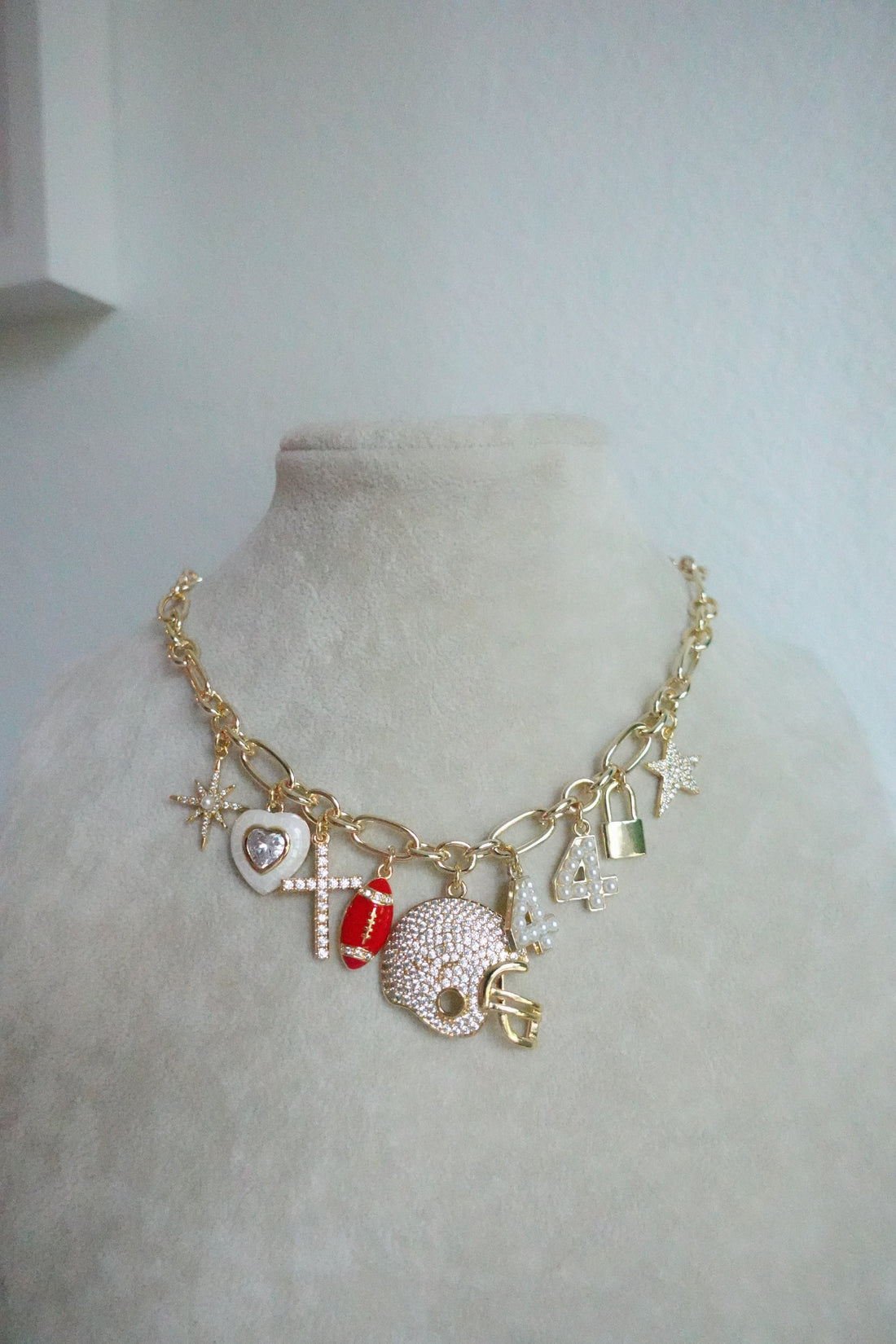 Football Charm Necklace