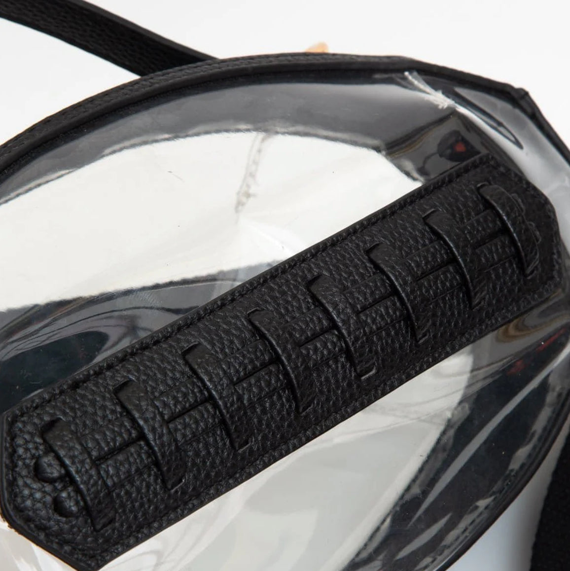 Clear Gameday Football Shaped Crossbody Bag (2 different styles)