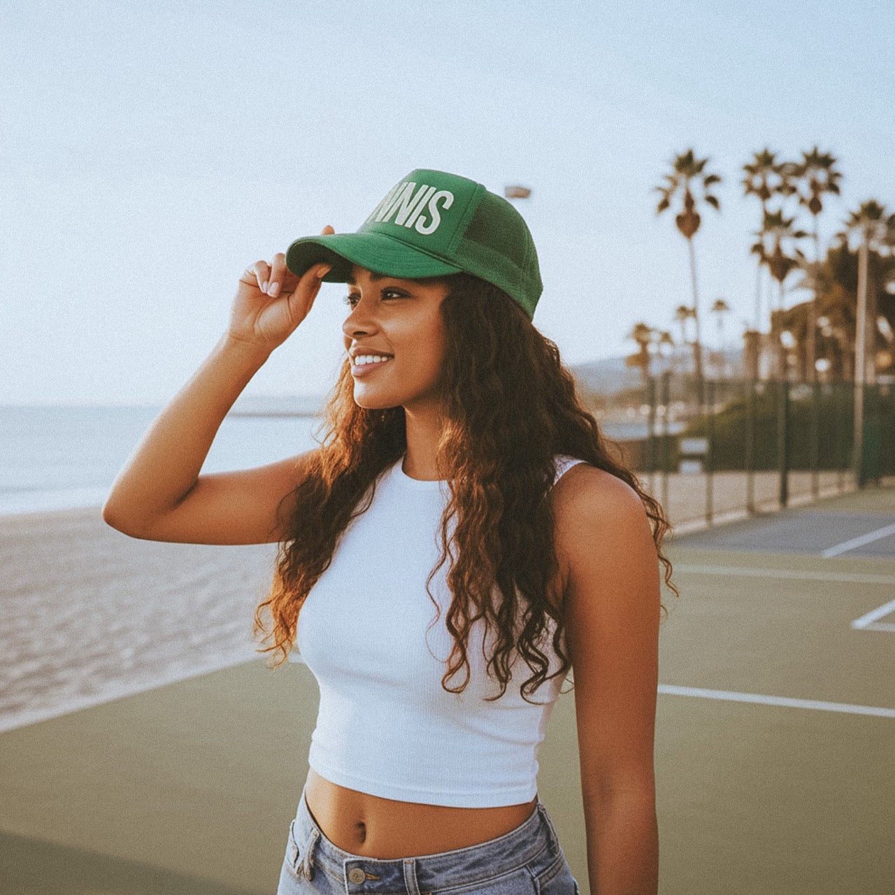 Tennis is Golden Trucker Hat